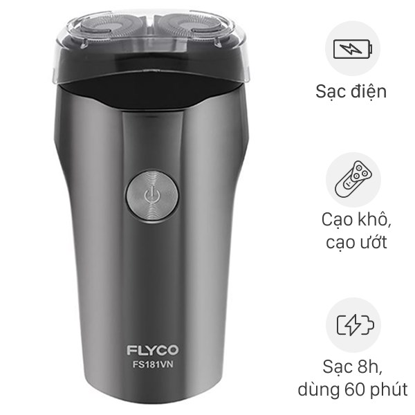 Máy cạo râu khô và ướt Flyco FS181VN